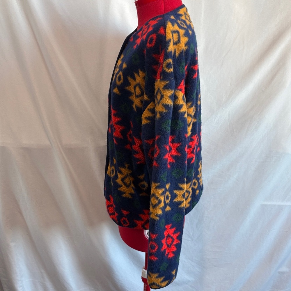 Geometric Pattern Colorful Cardigan Women's - Picture 4 of 6